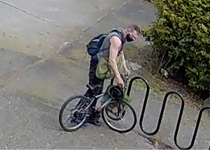 Suspect in theft of bike 